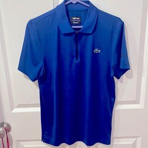 Lacoste sport blue polo